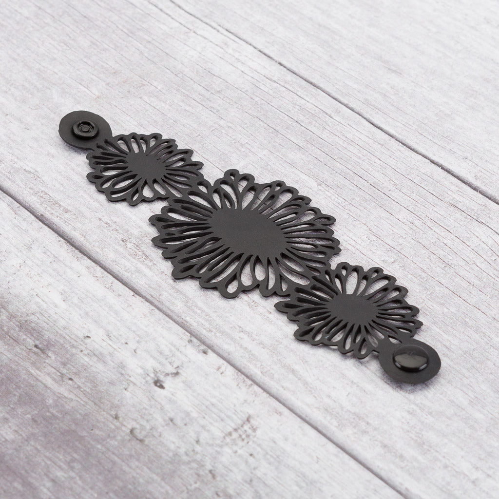 Dandelion Upcycled Flower Bracelet